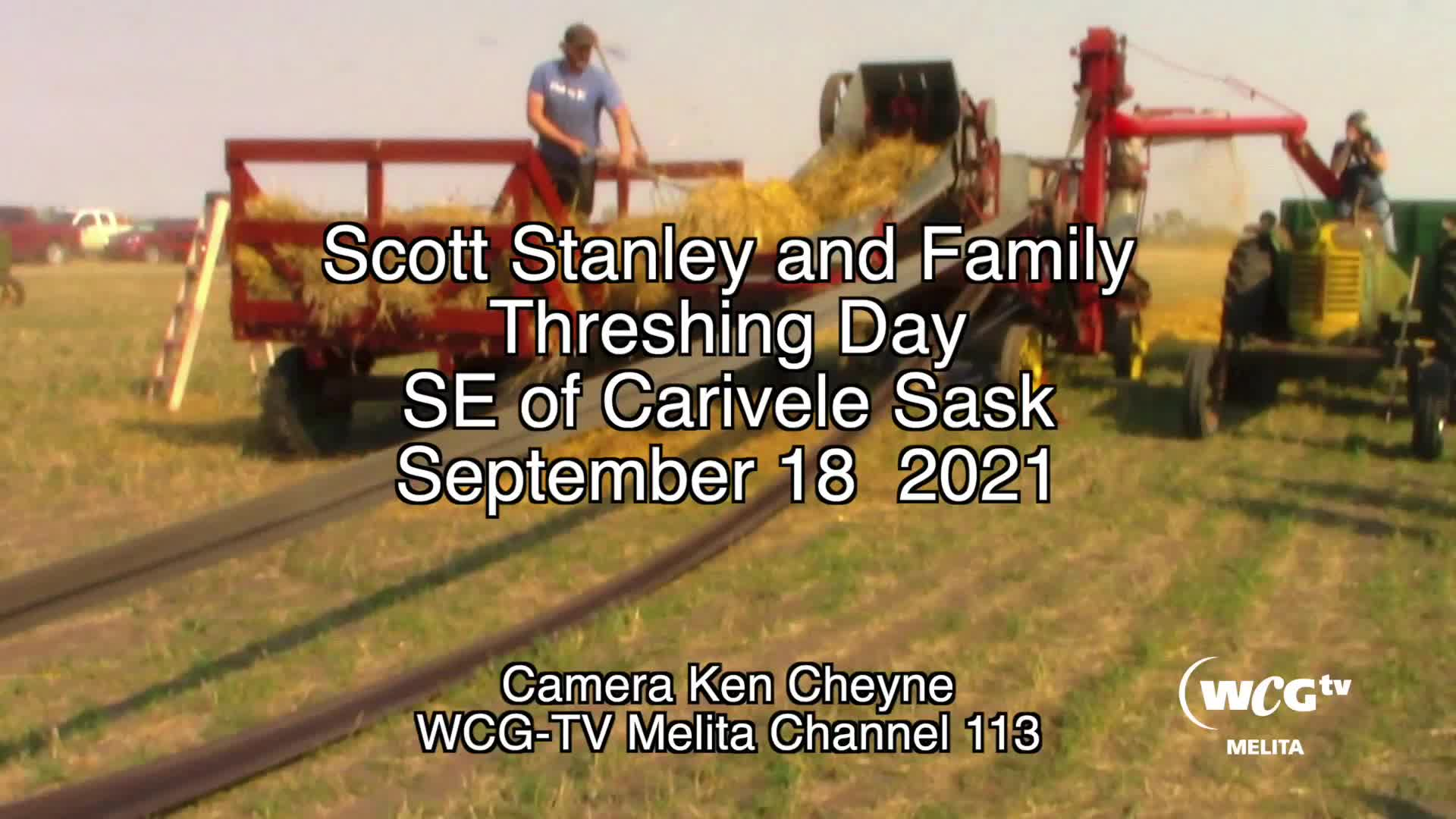 Thumbnail image for Mel Scott Stanley Threshing Day Sept 18 2021