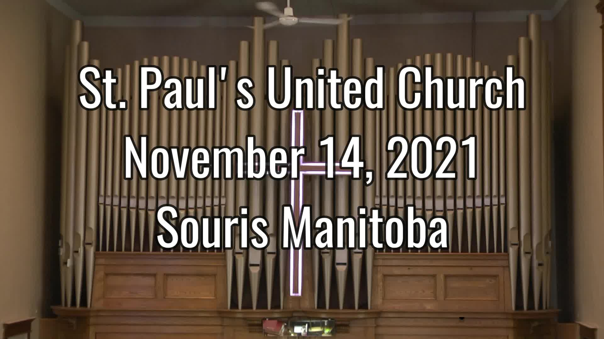 Thumbnail image for Sour-St. Paul's United Church-Nov 14 2021