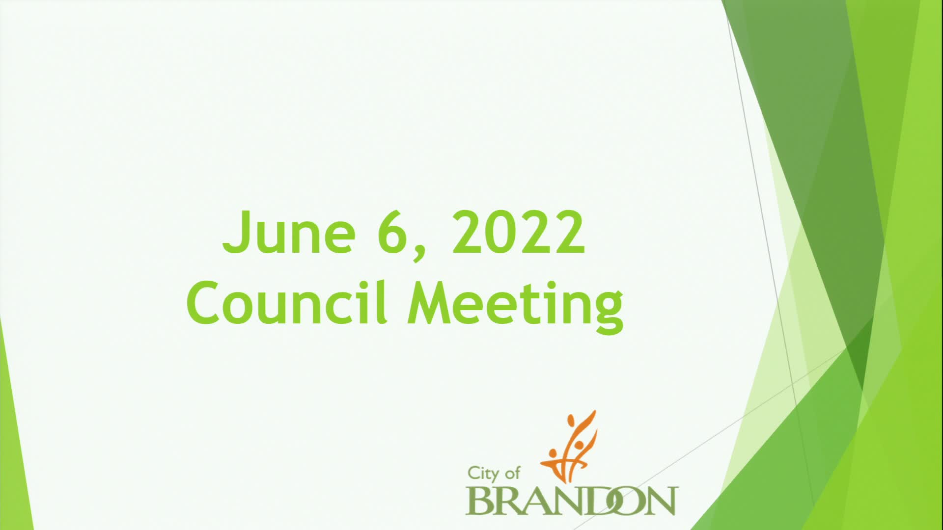 Thumbnail image for Brandon City Council Meeting Live (June 6, 2022)