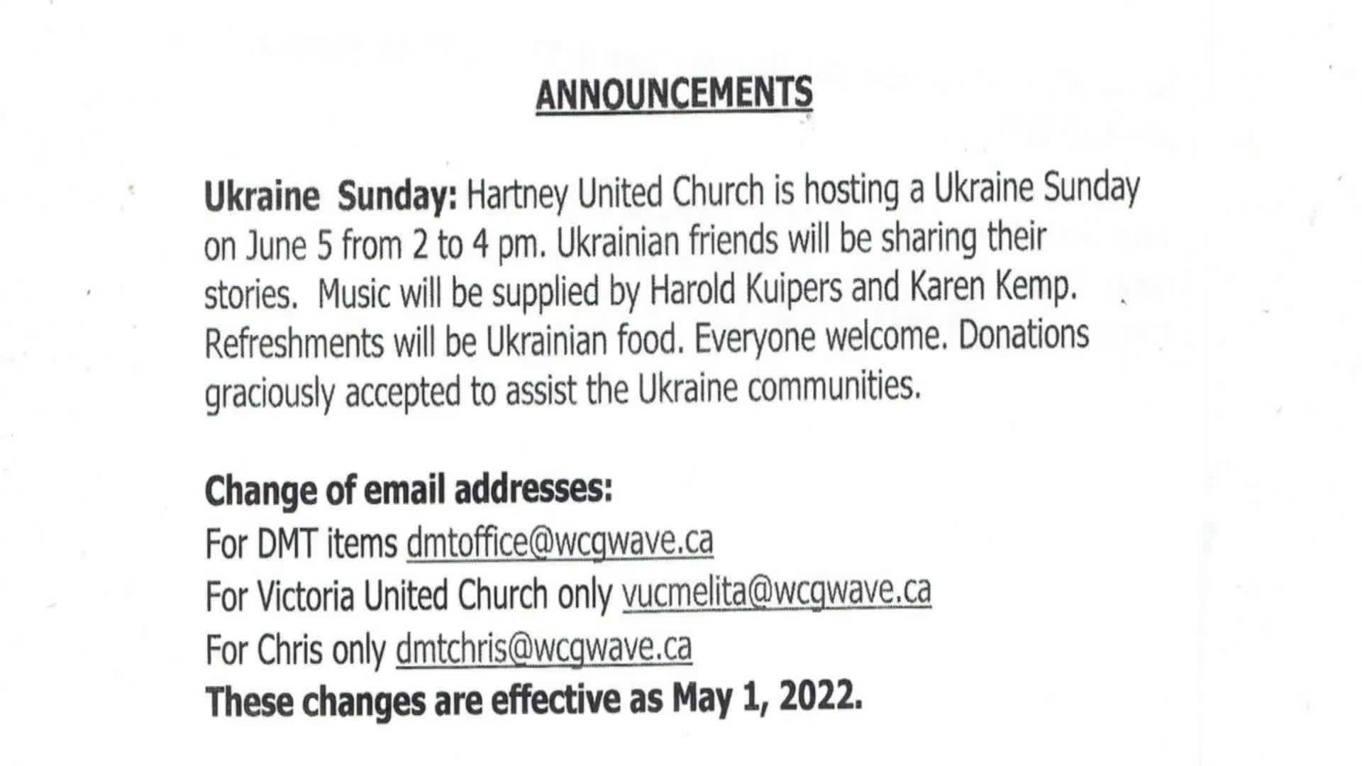 Thumbnail image for Melita United Church May 29 2022