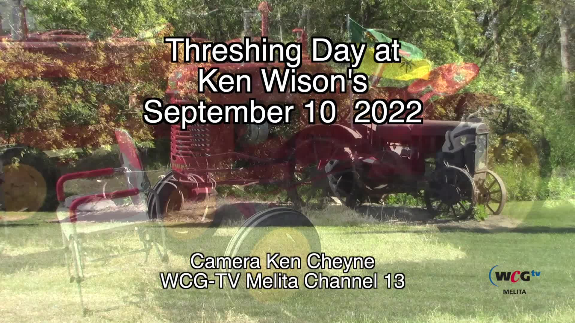 Thumbnail image for Mel Ken Wilson Threshing Sept 10 2022