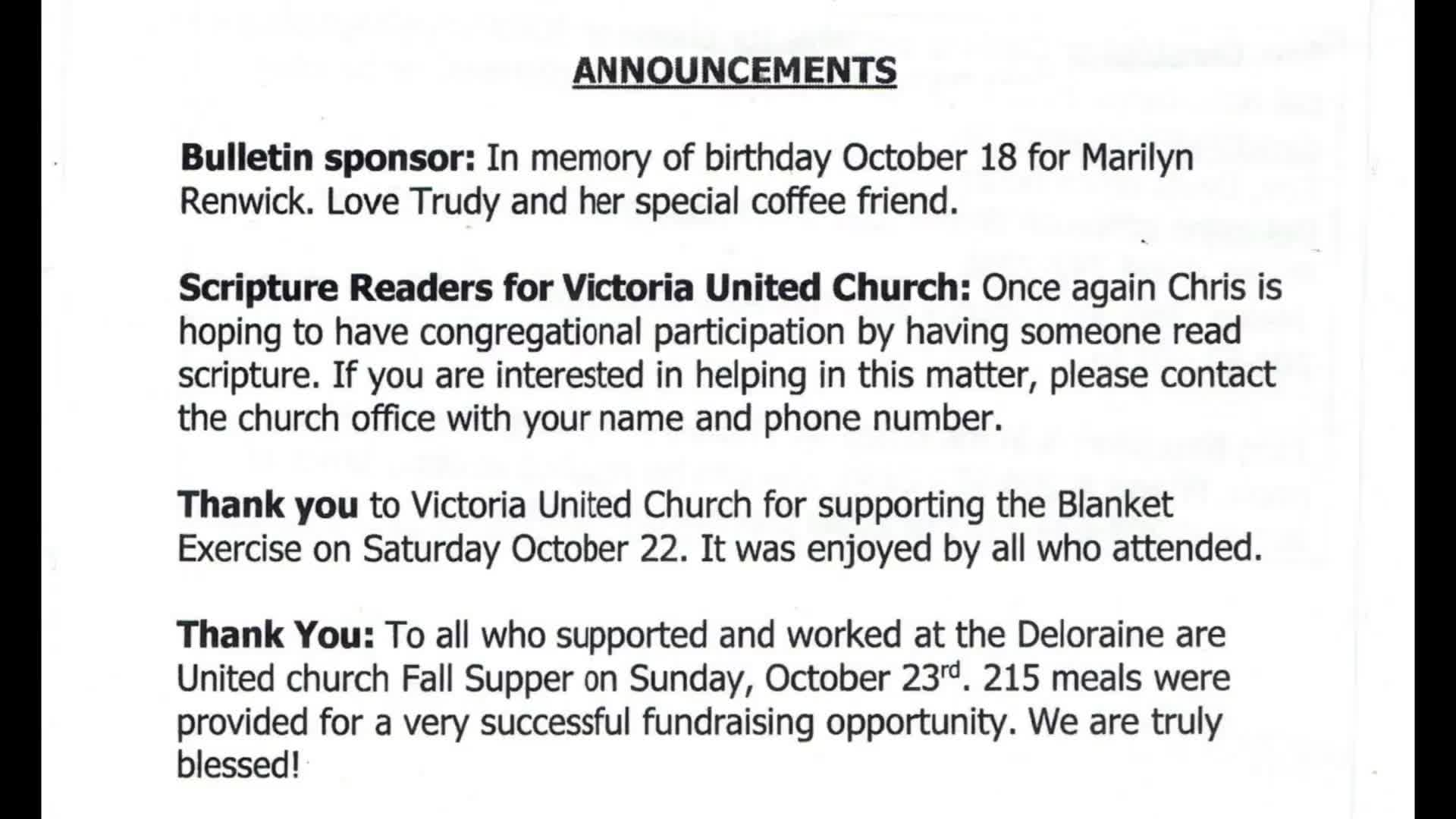 Thumbnail image for Melita United Church Oct 30 2022