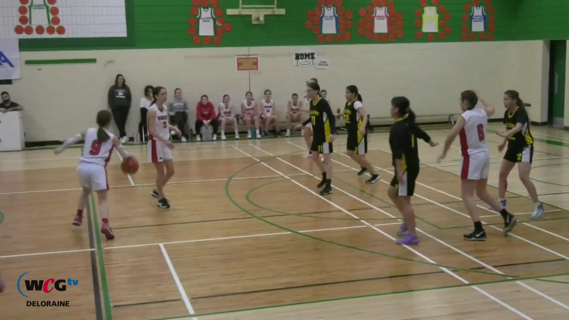 Thumbnail image for Delo - 1 pm 3rd place Champion Game Varisty Girls 2024 Provincal A Girls Basketball  March 16th 2024 Hamiota Huskies VS Minegoziibe Anishinabe Tallons
