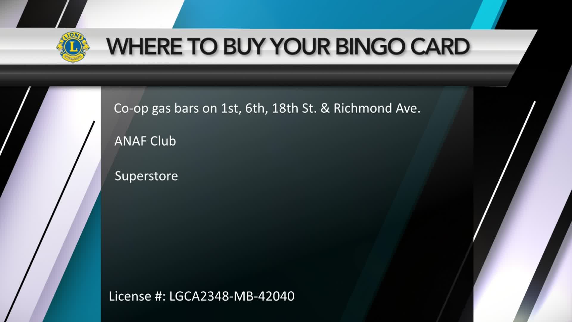 Thumbnail image for Wheat City Lions Bingo (Live) Apr 29 2026