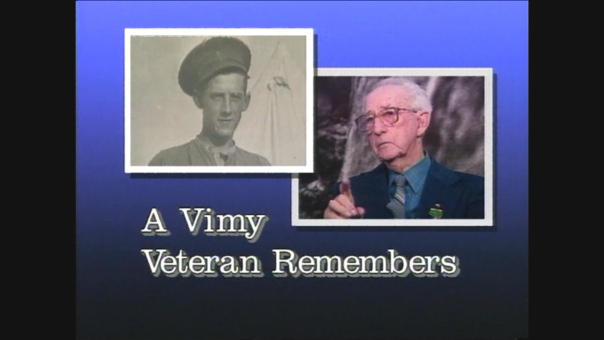 Thumbnail image for Documentary Remembrance - 1 WAC622_A Vimy Veteran Remembers  0P1a Captioned